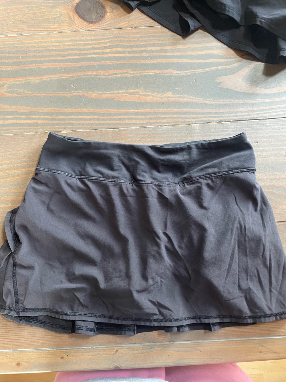 lululemon athletica Black Athletic Mini Skirt